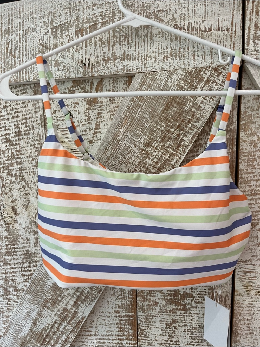 Andie Swim Square Neck Swim Top Large New With Tags